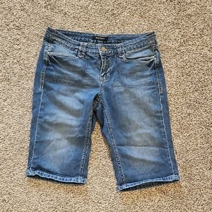 White House Black Market Indigo Denim Shorts